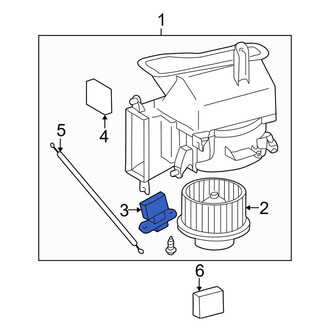 Toyota OE - HVAC Blower Motor Resistor