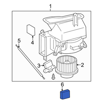 Toyota OE - HVAC Control Module