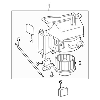 Toyota OE - Air Conditioner & Heater - Blower Motor & Fan