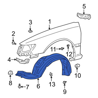 Toyota OE - Front Right Fender Splash Shield