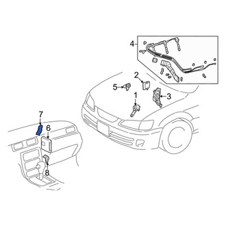 Toyota OE - Upper Engine Control Module (ECM) Bracket