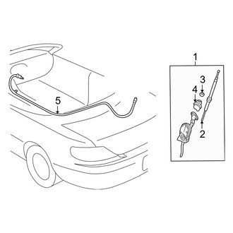 Toyota OE - Electrical - Antenna (Convertible)