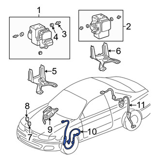 Toyota OE - Rear Left ABS Wheel Speed Sensor