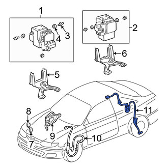 Toyota OE - Rear Left ABS Wheel Speed Sensor