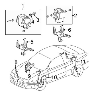 Toyota OE - Electrical - ABS Components (4-Wheel ABS)