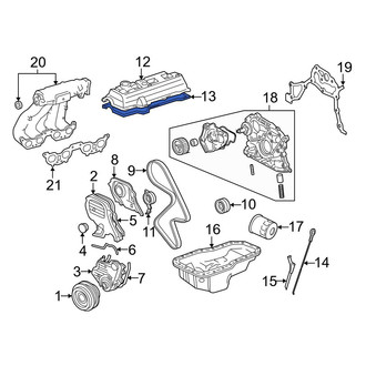 Toyota OE - Right Engine Valve Cover Gasket