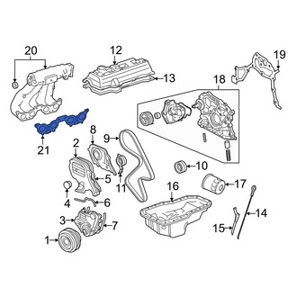 Toyota OE - Fuel Injection Plenum Gasket
