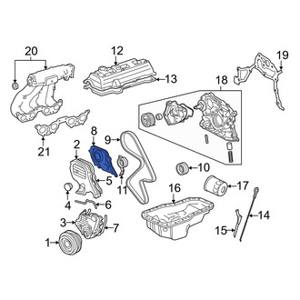 Toyota OE - Lower Engine Timing Cover