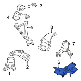 Toyota OE - Left Engine Mount