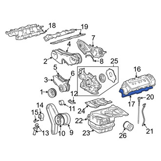 Toyota OE - Right Engine Valve Cover Gasket
