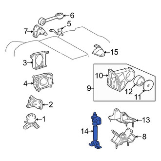 Toyota OE - Engine Support Rod