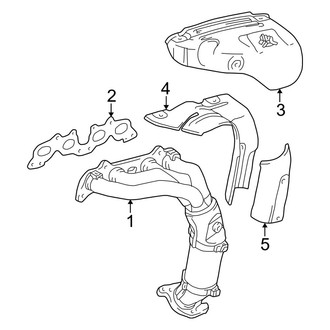 Toyota OE - Exhaust System - Manifold (2.2L)