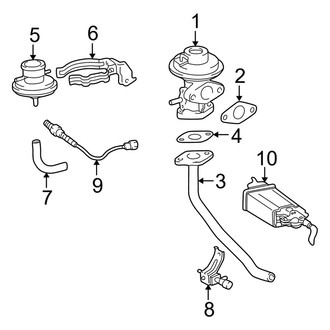 Toyota OE - Emission System - Emission Components (2.2L)