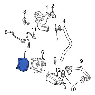 Toyota OE - Exhaust Gas Recirculation (EGR) Cooler Gasket
