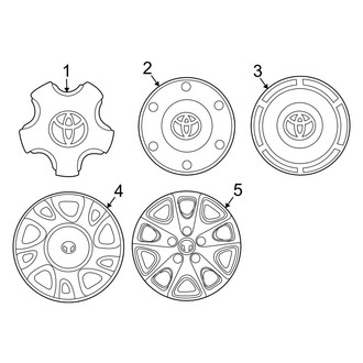 Toyota OE - Wheels - Covers & Trim