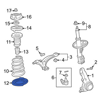 Toyota OE - Front Lower Coil Spring Insulator