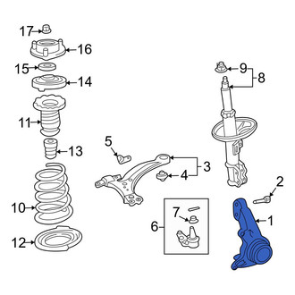 Toyota OE - Front Right Steering Knuckle
