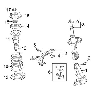 Toyota OE - Front Suspension - Suspension Components