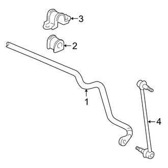 Toyota OE - Front Suspension - Stabilizer Bar & Components