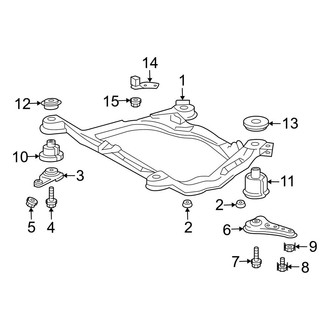 Toyota OE - Front Suspension - Suspension Mounting