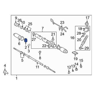 Toyota OE - Front Rack and Pinion Mount
