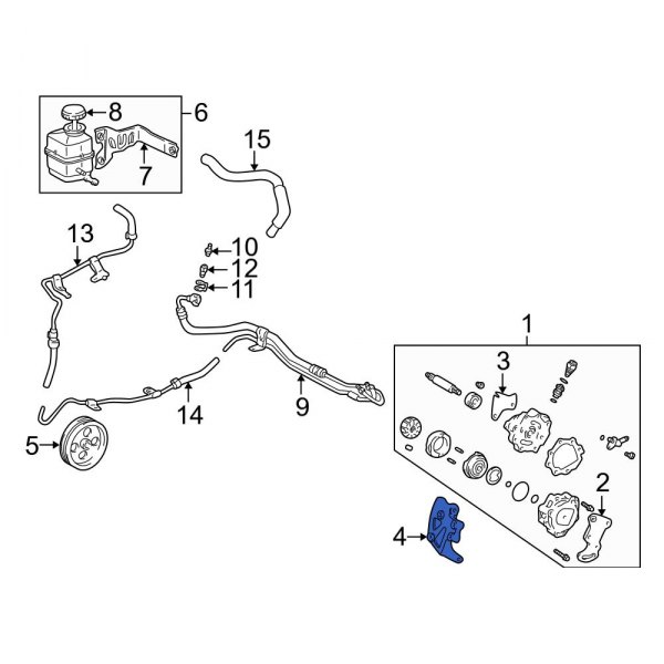 Power Steering Pump Bracket