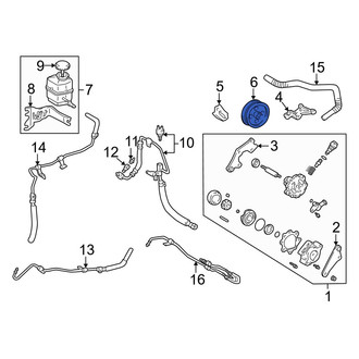 Toyota OE - Power Steering Pump Pulley