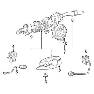 Toyota OE - Steering Column - Shroud, Switches & Levers