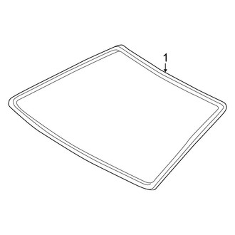 Toyota OE - Windshield - Reveal Moldings (Convertible)