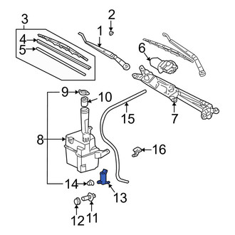 Toyota OE - Windshield Washer Pump