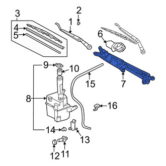 Toyota OE - Front Wiper Linkage