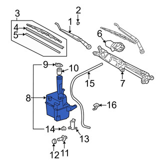 Toyota OE - Washer Fluid Reservoir