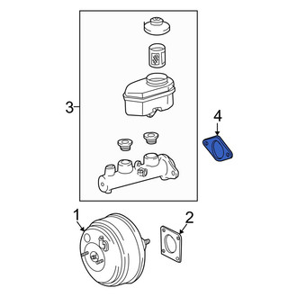 Toyota OE - Brake Master Cylinder Gasket
