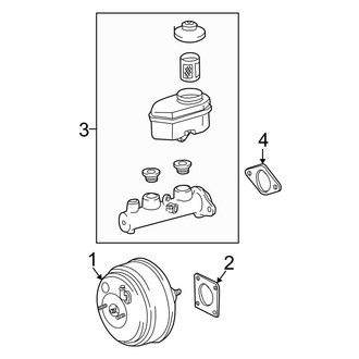 Toyota OE - Cowl - Components on Dash Panel
