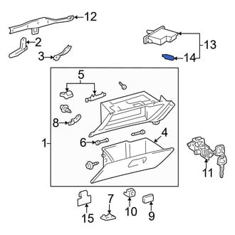 Toyota OE - Glove Box Light Bulb