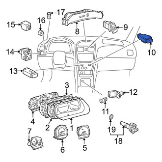 Toyota OE - Window Defroster Switch