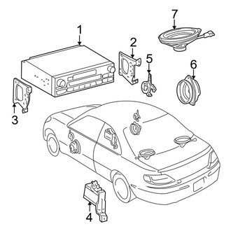 Toyota OE - Instrument Panel - Sound System