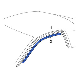 Toyota OE - Left Roof Drip Molding Seal