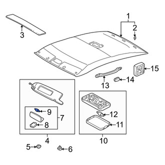 Toyota OE - Sun Visor Light Bulb