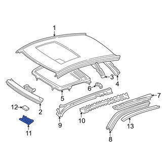 Toyota OE - Left Roof Panel Reinforcement
