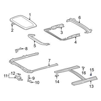 Toyota OE - Sunroof Stopper