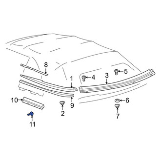 Toyota OE - Convertible Top Seal Screw
