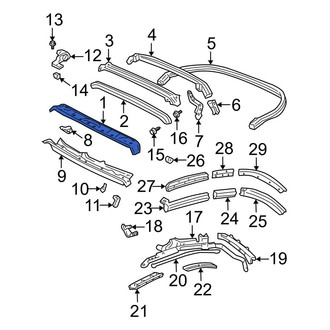 Toyota OE - Front Roof Bow