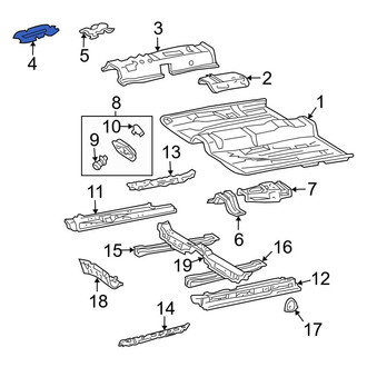 Toyota OE - Trunk Floor Access Cover