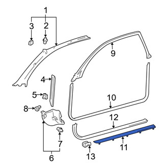 Toyota OE - Left Outer Door Sill Plate