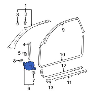 Toyota OE - Left Kick Panel Trim