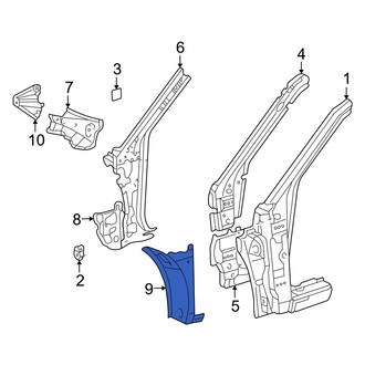 Toyota OE - Left Kick Panel Trim