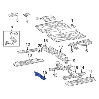 Toyota OE - Floor Pan Crossmember