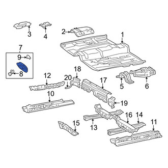 Toyota OE - Foot Rest