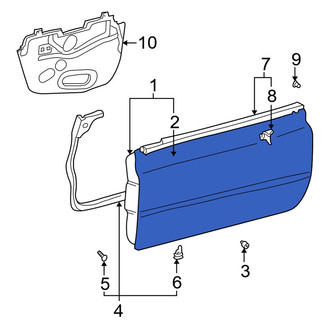 Toyota OE - Front Left Outer Door Outer Panel
